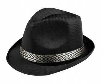 KAPELUSZ JACKSON FEDORA TRILBY DZIADEK GANGSTAR DO STROJU NA IMPREZE BAL