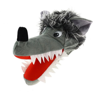 CZAPKA WILKA STRÓJ PRZEBRANIE WILK CZERWONY KAPTUREK