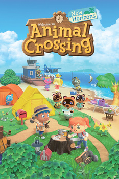 PLAKAT ANIMAL CROSSING NEW HORIZONS 61x91,5cm