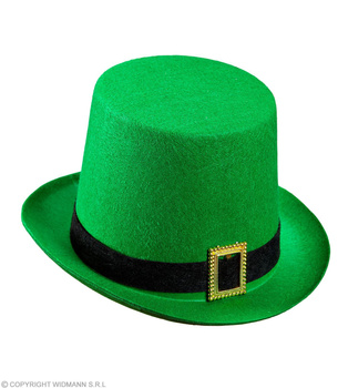 CYLINDER ZIELONY Z KLAMRĄ DZIEŃ ŚWIĘTEGO PATRYKA IRLANDIA