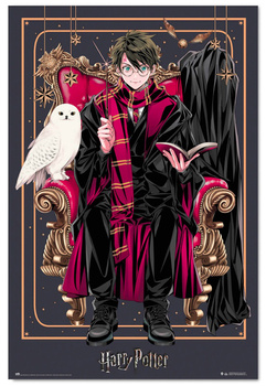 PLAKAT HARRY POTTER I HEDWIGA DYNASTY ANIME 61x91,5cm