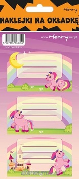 NAKLEJKI NA ZESZYT PONY KUCYK 12szt NALEPKI