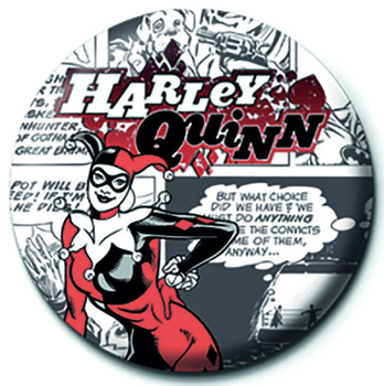 PRZYPINKA HARLEY QUINN AKA 2,5cm