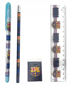 ZESTAW PRZYBORÓW SZKOLNYCH FC BARCELONA ORYGINALNE