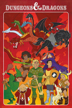 PLAKAT DUNGEONS AND DRAGONS THE ANIMATED SERIES 61x91,5cm / 5737