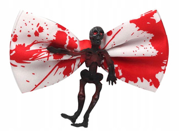 MUSZKA MUCHA KREW TRUP HALLOWEEN MUCHA Z FIGURKĄ SZKIELET