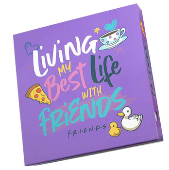 OPAKOWANIE PREZENTOWE BOX SZTYWNY FRIENDS PRZYJACIELE