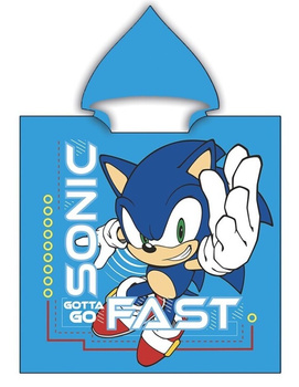 RĘCZNIK PONCZO 55x110cm SONIC ORYGINALNE
