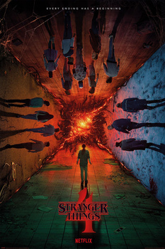 PLAKAT STRANGER THINGS 4 ENDING HAS BEGINNING 61x91,5cm