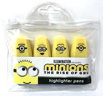 ZAKREŚLACZE MINIONKI 4szt