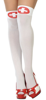 POŃCZOCHY PIELĘGNIARKI STRÓJ PIELĘGNIARKA PODKOLANÓWKI