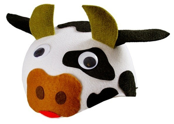 CZAPKA KRÓWKA FILCOWA Z FILCU KROWA DO STROJU