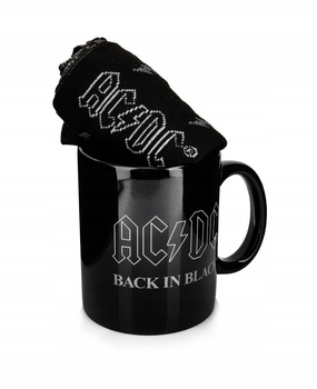 ZESTAW PREZENTOWY ACDC KUBEK CERAMICZNY 315 ML + SKARPETKI ORYGINALNY AC/DC