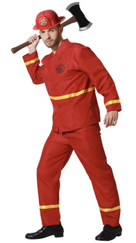 STRÓJ KOSTIUM STRAŻAK DLA DOROSŁYCH M / L