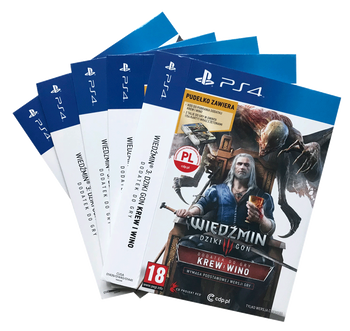 ORYGINALNA OBWOLUTA WIEDŹMIN KREW I WINO PS4