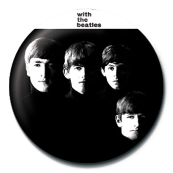 PRZYPINKA WITH THE BEATLES 2,5cm