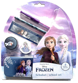 ZESTAW PRZYBORÓW SZKOLNYCH FROZEN KRAINA LODU