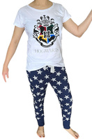 PIŻAMA DAMSKA HARRY POTTER HOGWARTS BLUE L