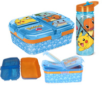 Zestaw Śniadaniówka + Bidon Pokémon XL do szkoły dla dziecka