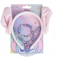 CERDA ZESTAW AKCESORIÓW 3 SZT OPASKA Z USZAMI DO WŁOSÓW STITCH ANGEL