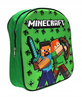 MINECRAFT PLECAK PRZEDSZKOLNY 3D STEVE ALEX CREEPER