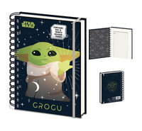 STAR WARS ZESZYT A5 NOTES MANDALORIAN GROGU