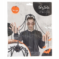 DEKORACJA HALLOWEEN PAJĄK Z DŁUGIMI NÓŻKAMI 30x80cm