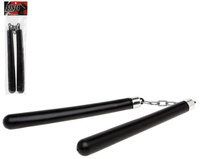 NUNCHAKU CZARNE PLASTIKOWE DO STROJU NINJA NUNCZAKO