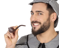 FAJKA DO STROJU DETEKTYWA DŻENTELMENA DZIADKA RETRO