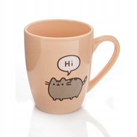KUBEK PUSHEEN SAYS HI CERAMIKA 295 ML DO CAPPUCCINO LATTE CATPUCCINO KOT