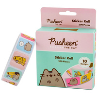 KOT PUSHEEN CHARACTER 200 NAKLEJEK NA ROLCE 200 ORYGINALNE